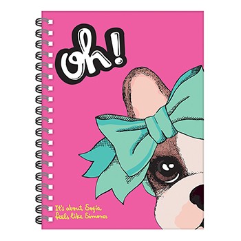 [21702] CUADERNO 16X21CM TAPA DURA 80 HOJAS SIMONES