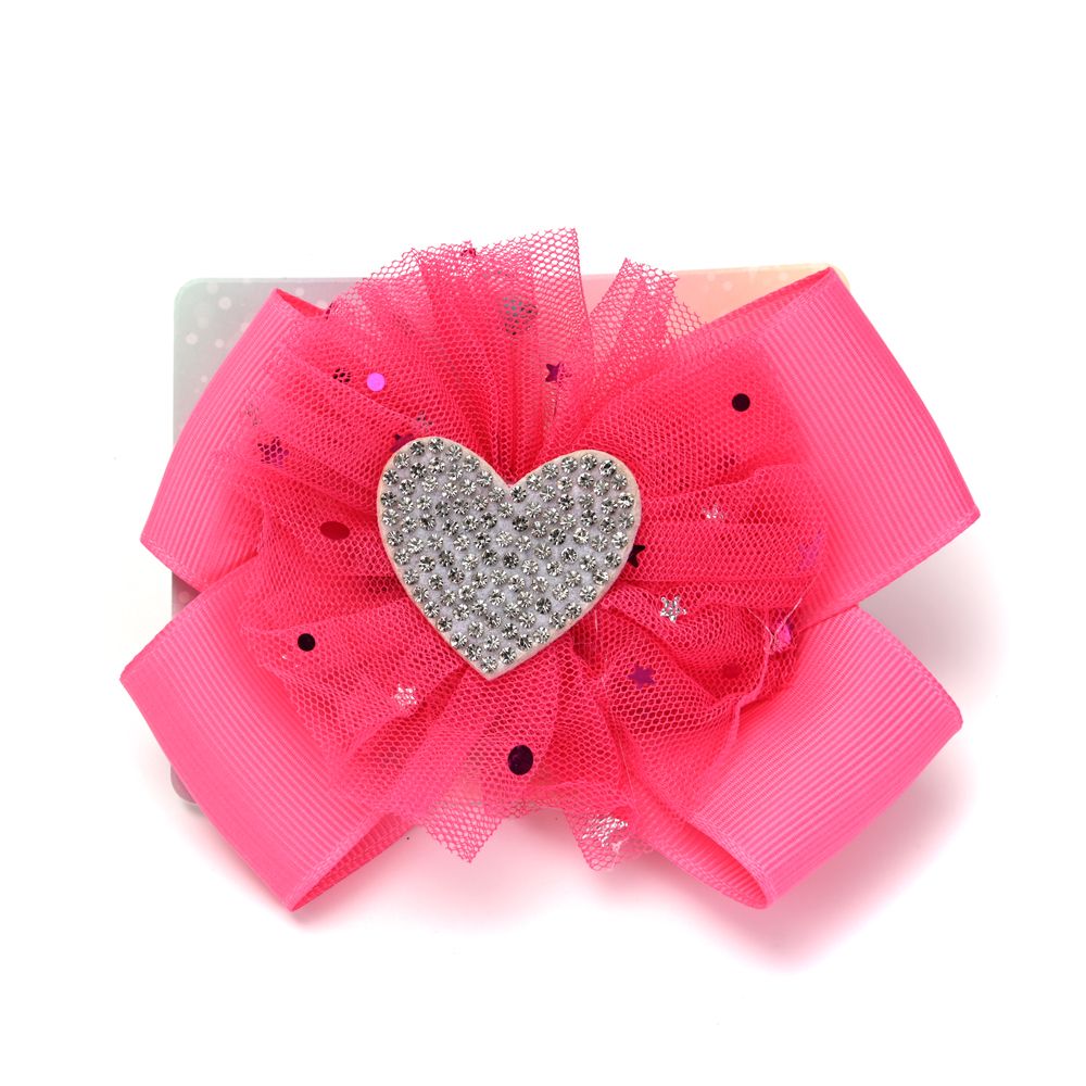 GOMITA INFANTIL CON MOÑO Y CORAZON