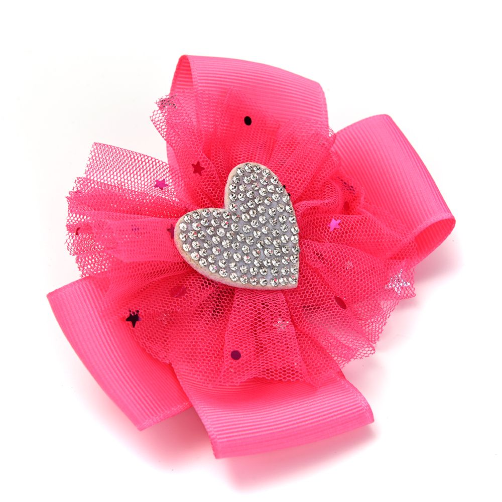 GOMITA INFANTIL CON MOÑO Y CORAZON