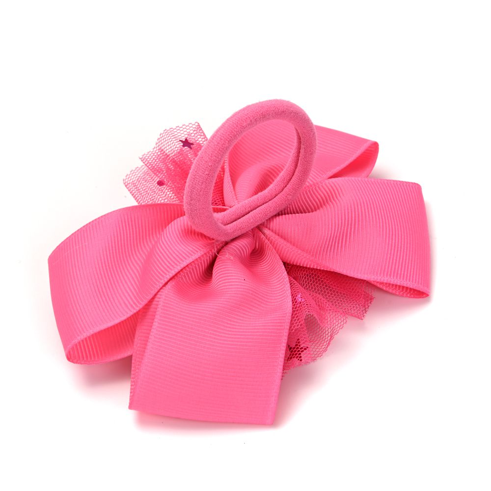 GOMITA INFANTIL CON MOÑO Y CORAZON