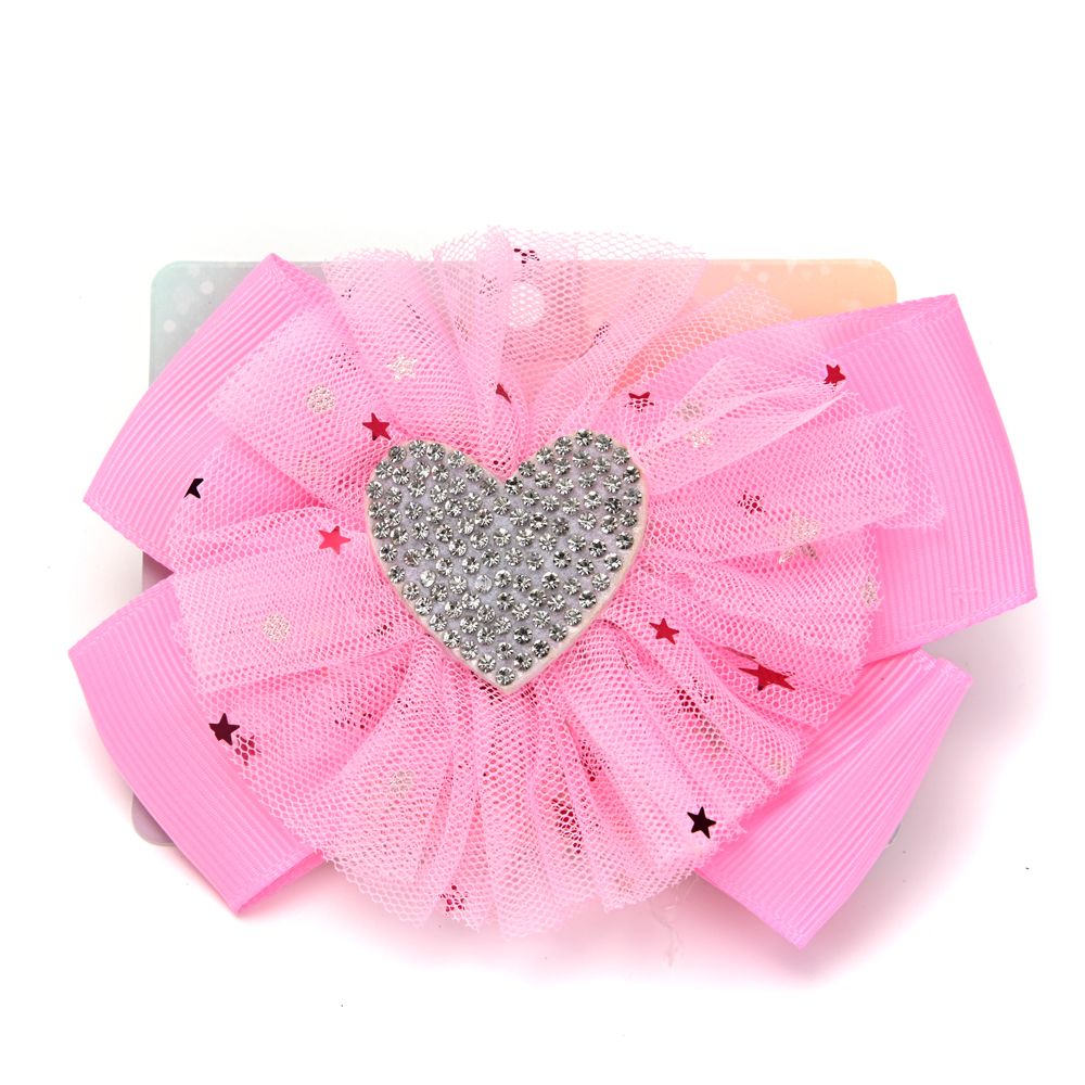 GOMITA INFANTIL CON MOÑO Y CORAZON