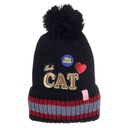 [32873] GORRO CON POMPON Y BORDADO INFLUENCER