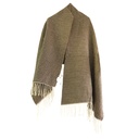 [11540] MANTON CON ROMBOS Y FLECOS 180X65CM