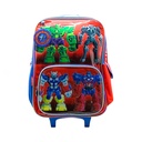 [39692] MOCHILA AVENGERS 18" CON CARRO