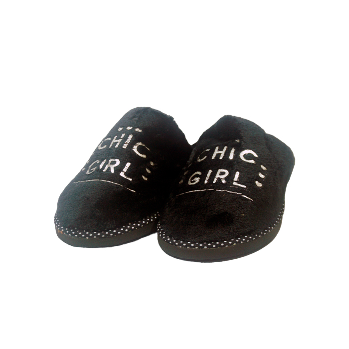 [40932] PANTUFLA DAMA POLAR ESTAMPADA 39-40
