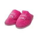[40932] PANTUFLA DAMA POLAR ESTAMPADA 39-40
