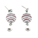 [33689] AROS DE ACERO REDONDO CON STRASS Y PERLA