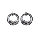 [38650] AROS DOBLES ENTRELAZADOS CON BOLITAS