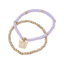 [41858] PULSERA DOBLE DIJE MARIPOSA