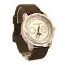 [33656] RELOJ MALLA SIMIL CUERO DE HOMBRE 