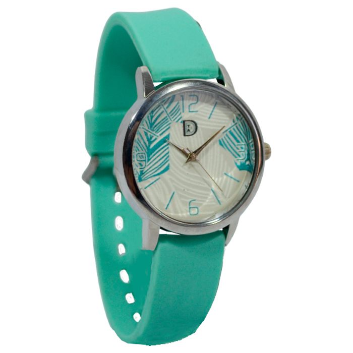 [41692] RELOJ SILICONA C/ AGUJA PLUMA