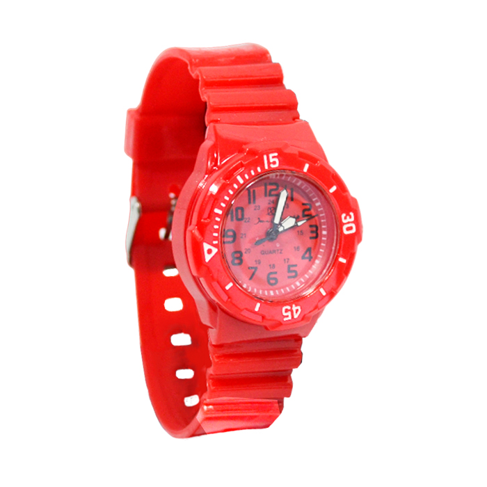 [41686] RELOJ SUMERGIBLE MALLA SILICONA TRANSPARENTE 