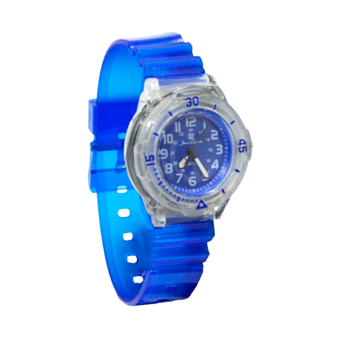 [41686] RELOJ SUMERGIBLE MALLA SILICONA TRANSPARENTE 