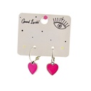 [36125] AROS PLATEADO CON DIJE CORAZON