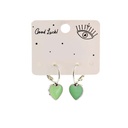 [36125] AROS PLATEADO CON DIJE CORAZON