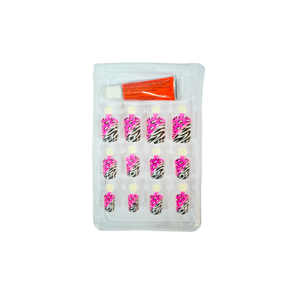 UÑAS ADHESIVAS PACK X 12