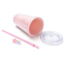 VASO PLASTICO INFANTIL CON LENTEJUELAS 450ML