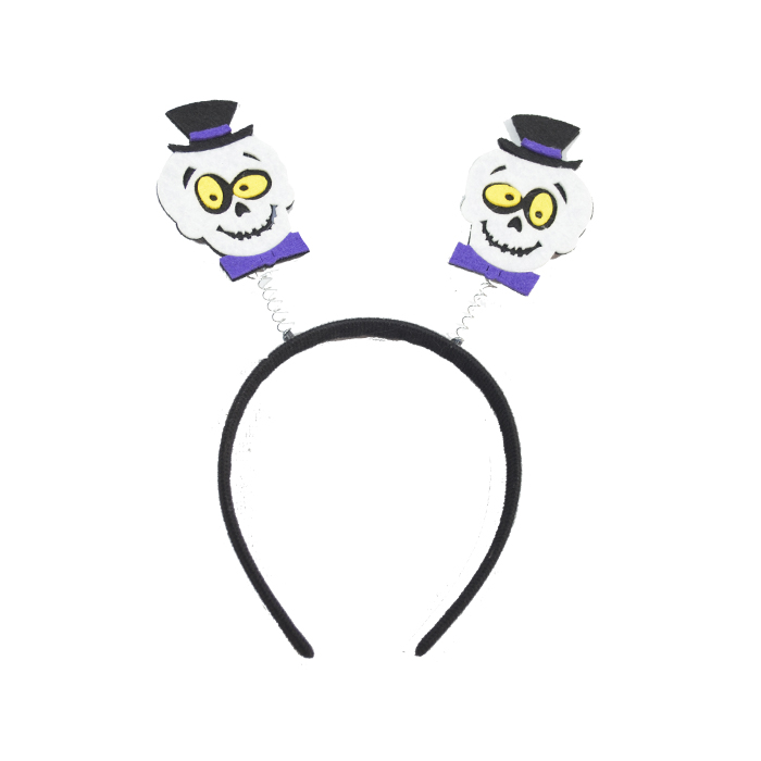 [38251] VINCHA CON RESORTE HALLOWEEN