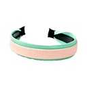 VINCHA CON TEXTURA SOBREPUESTA. RIGIDA. BITONALES