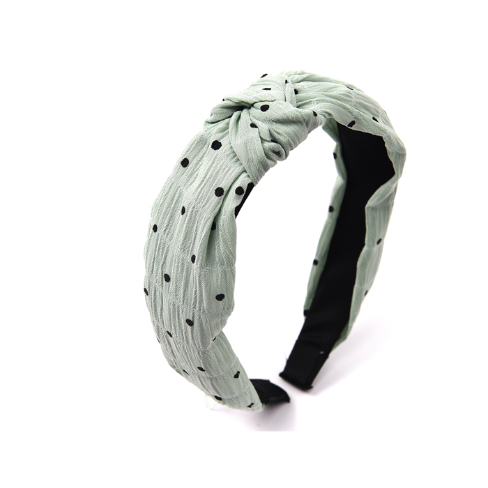 [38414] VINCHA DE TELA CON LUNARES