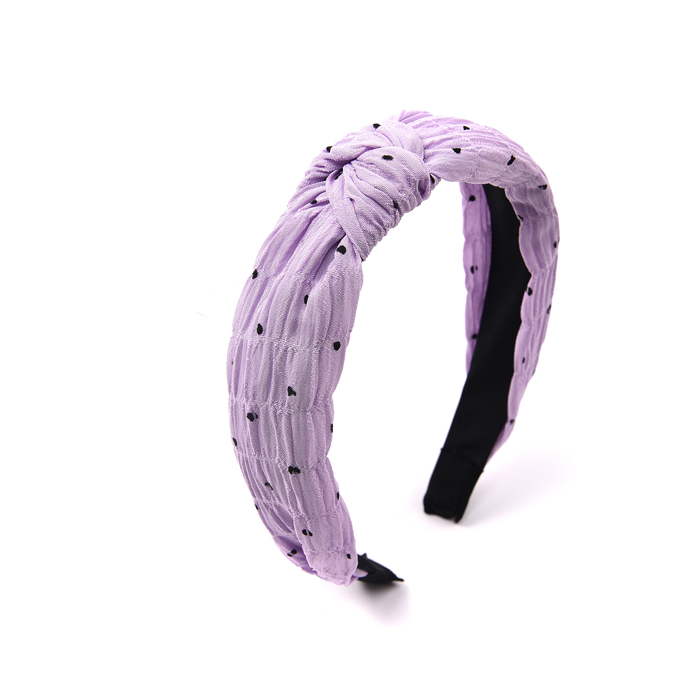 [38414] VINCHA DE TELA CON LUNARES