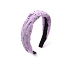 [38414] VINCHA DE TELA CON LUNARES