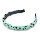 [35109] VINCHA RIGIDA CRUZADA CON ESTRELLAS