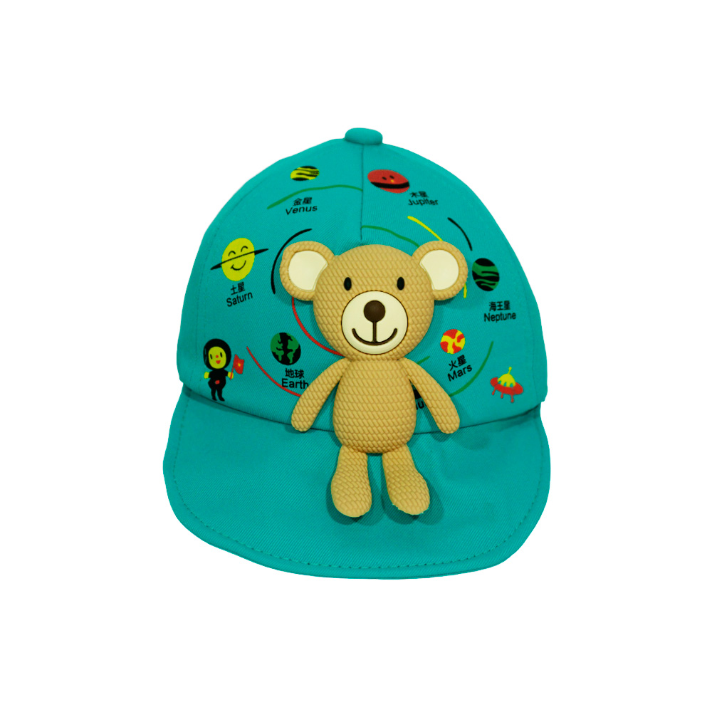 GORRA INFANTIL CON APLIQUE OSITO