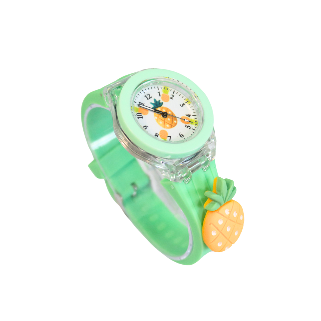 RELOJ INFANTIL C/APLIQUE EN MALLA