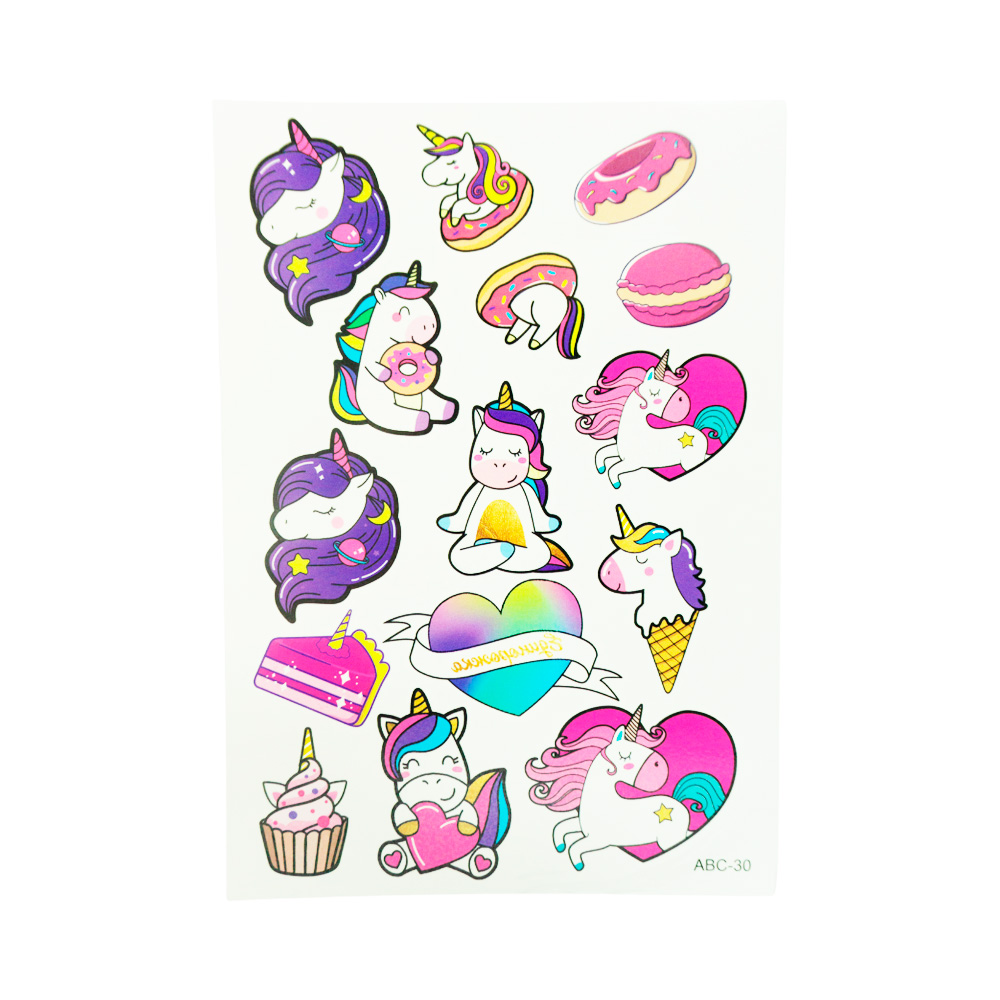 TATUAJES INFANTIL TEMPORAL