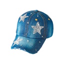 GORRA DE JEAN CON STRASS ESTRELLA