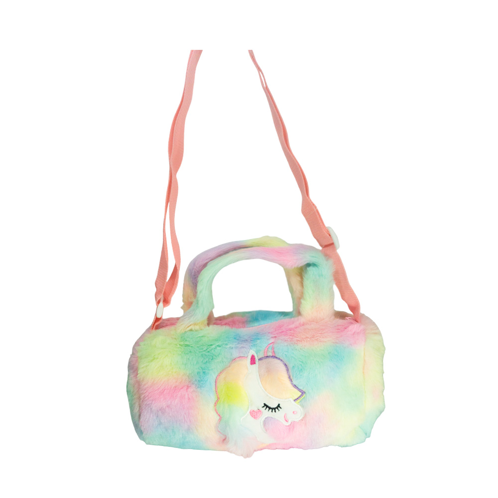 BOLSO INFANTIL PELUCHE UNICORNIO