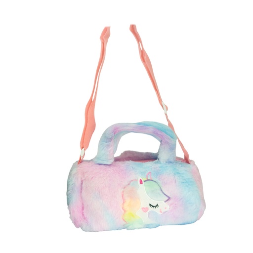 BOLSO INFANTIL PELUCHE UNICORNIO