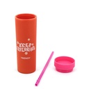 VASO TRAGO LARGO CON FRASE
