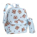 MOCHILA + CARTUCHERA CAPIBARA 13"