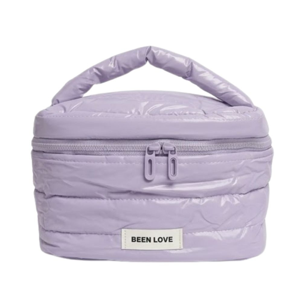 NECESER PORTACOSMÉTICOS PUFFER CON MANIJA