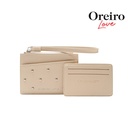BILLETERA + TARJETERO OREIRO LOVE (3 NEGRO, 1 MARRON, 1 NUDE)