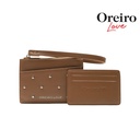 BILLETERA + TARJETERO OREIRO LOVE (3 NEGRO, 1 MARRON, 1 NUDE)