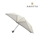 PARAGUAS CORTO AUTOMÁTICO DISEÑO LUNARES MANGO GANCHO AMAYRA