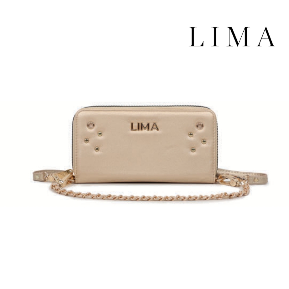 BILLETERA GRANDE COLOR LISO LIMA