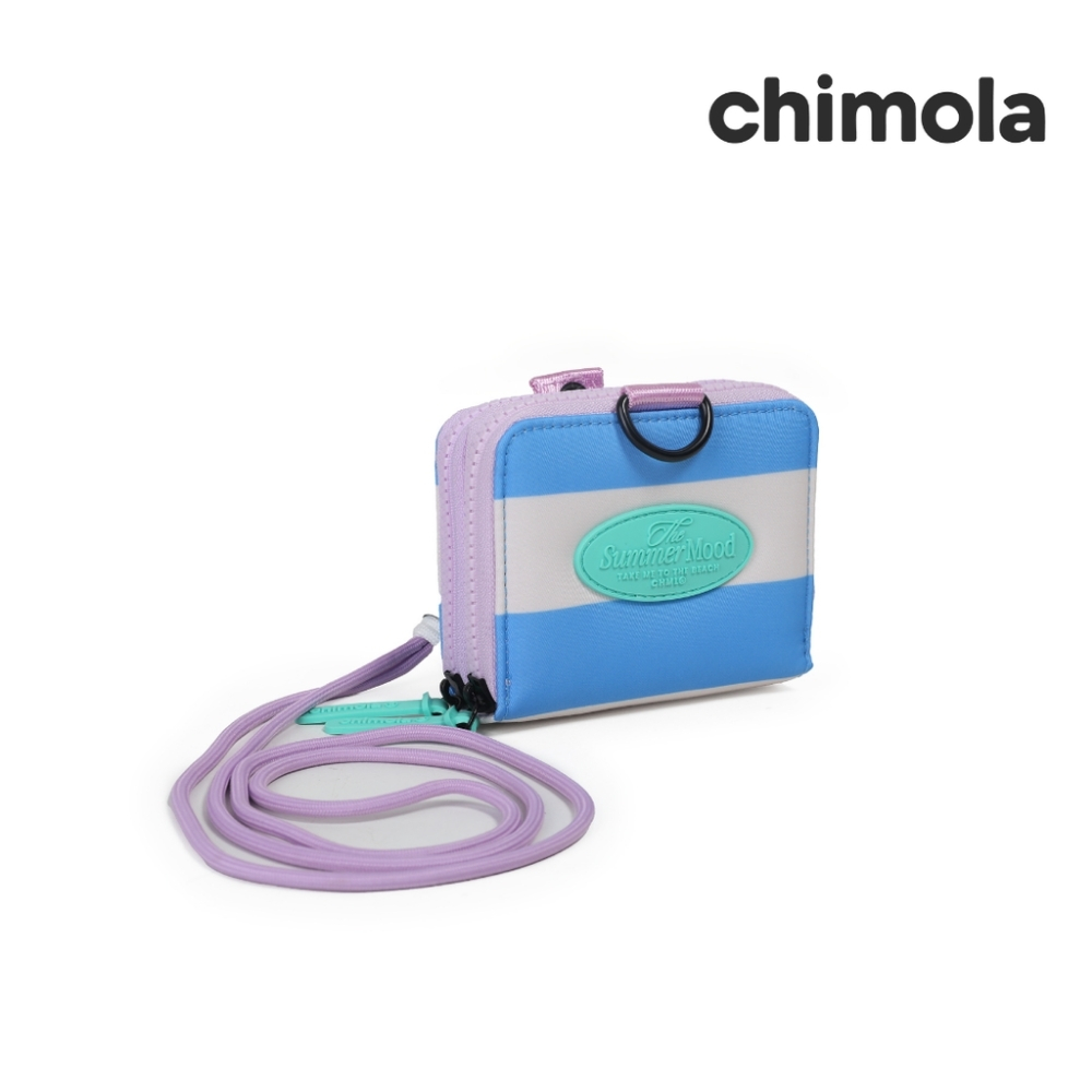 BILLETERA BICOLOR CON APLIQUE CHIMOLA