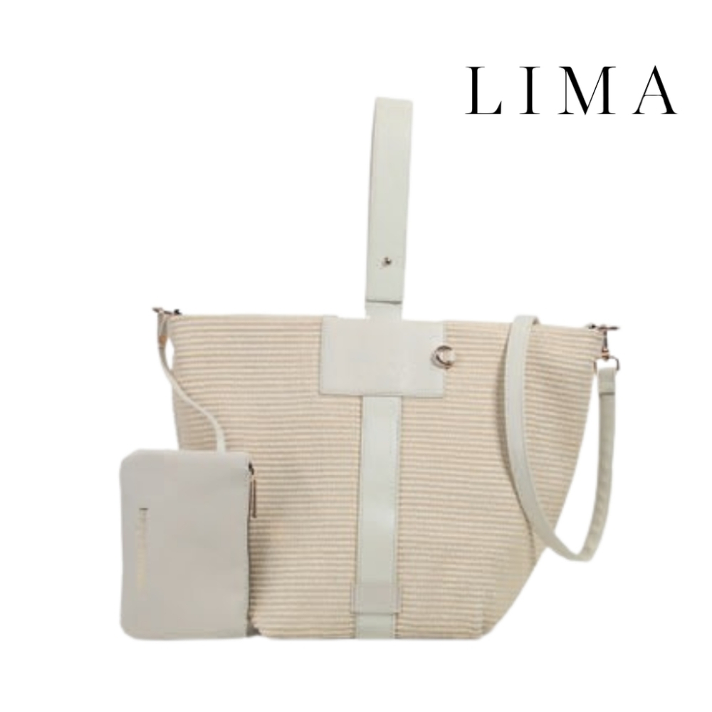 CARTERA TOTE BAG YUTE LIMA