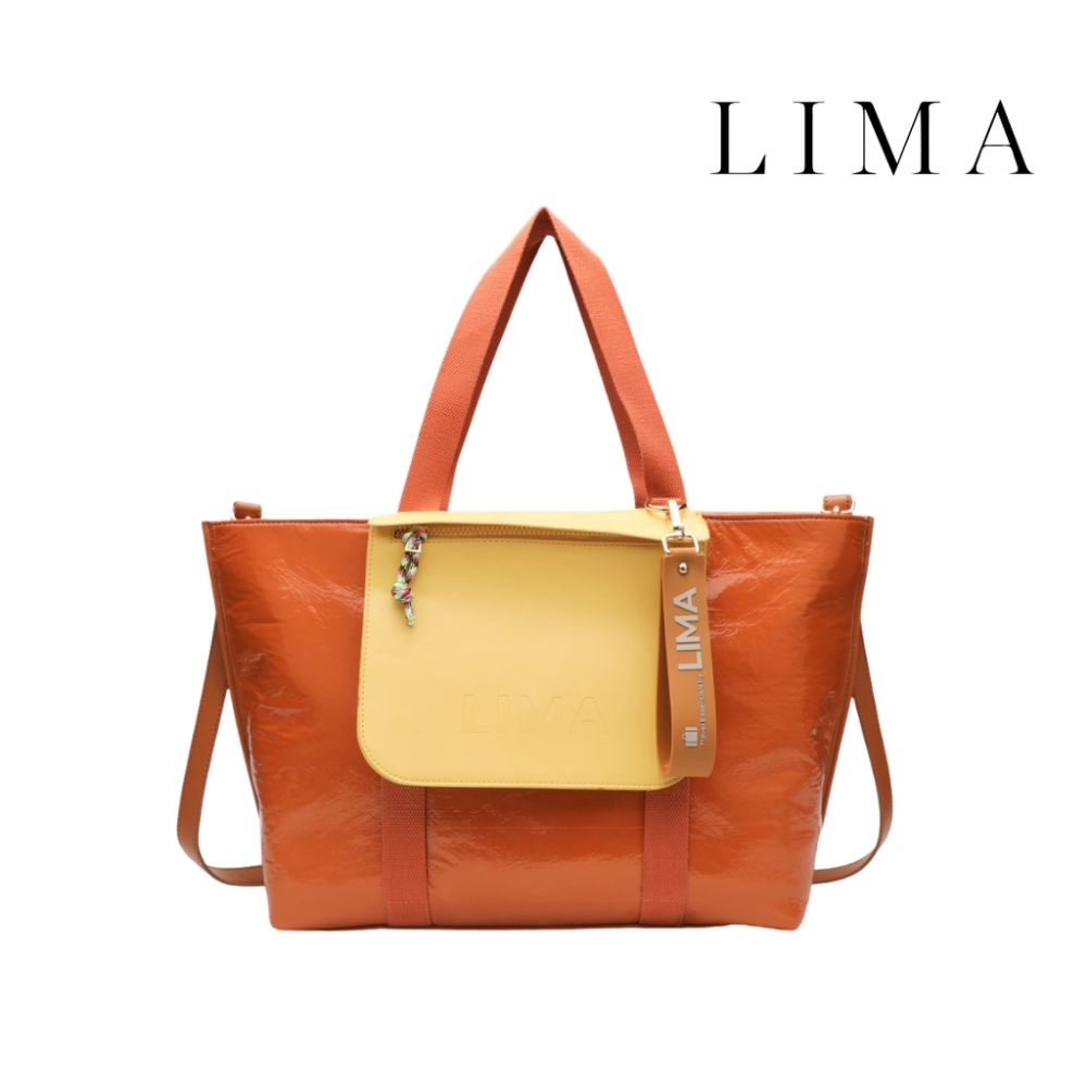 CARTERA TOTE BAG BICOLOR LIMA