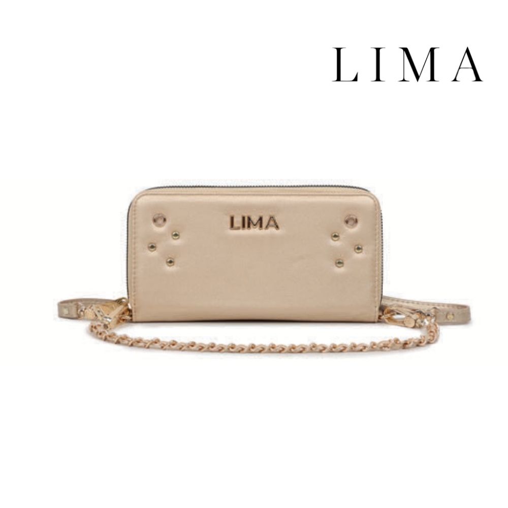 BILLETERA GRANDE COLOR LISO LIMA