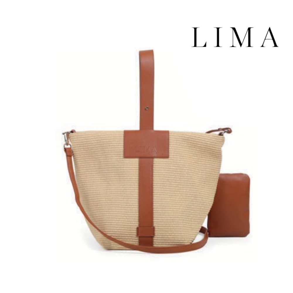 CARTERA TOTE BAG YUTE LIMA