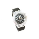 RELOJ CARCASA STRASS Y MALLA DE GOMA X12