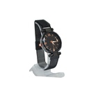 RELOJ CON  BRILLO MALLA METALICA X12