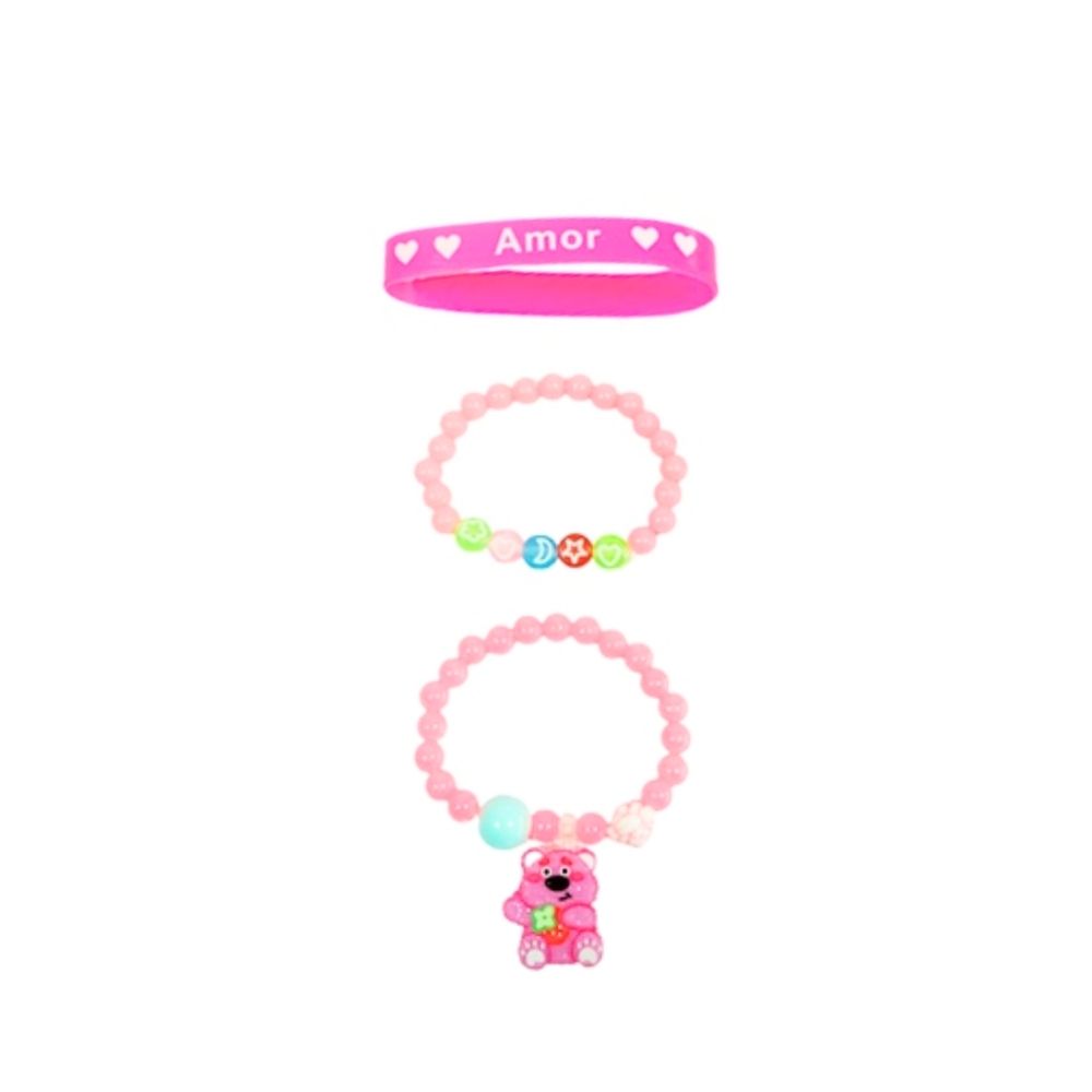 SET DE PULSERA INFANTIL CON DIJE X3 X12