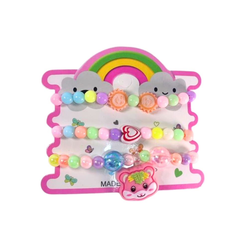 SET INFANTIL DE PULSERAS MOSTACILLAScarto 6  paq 12