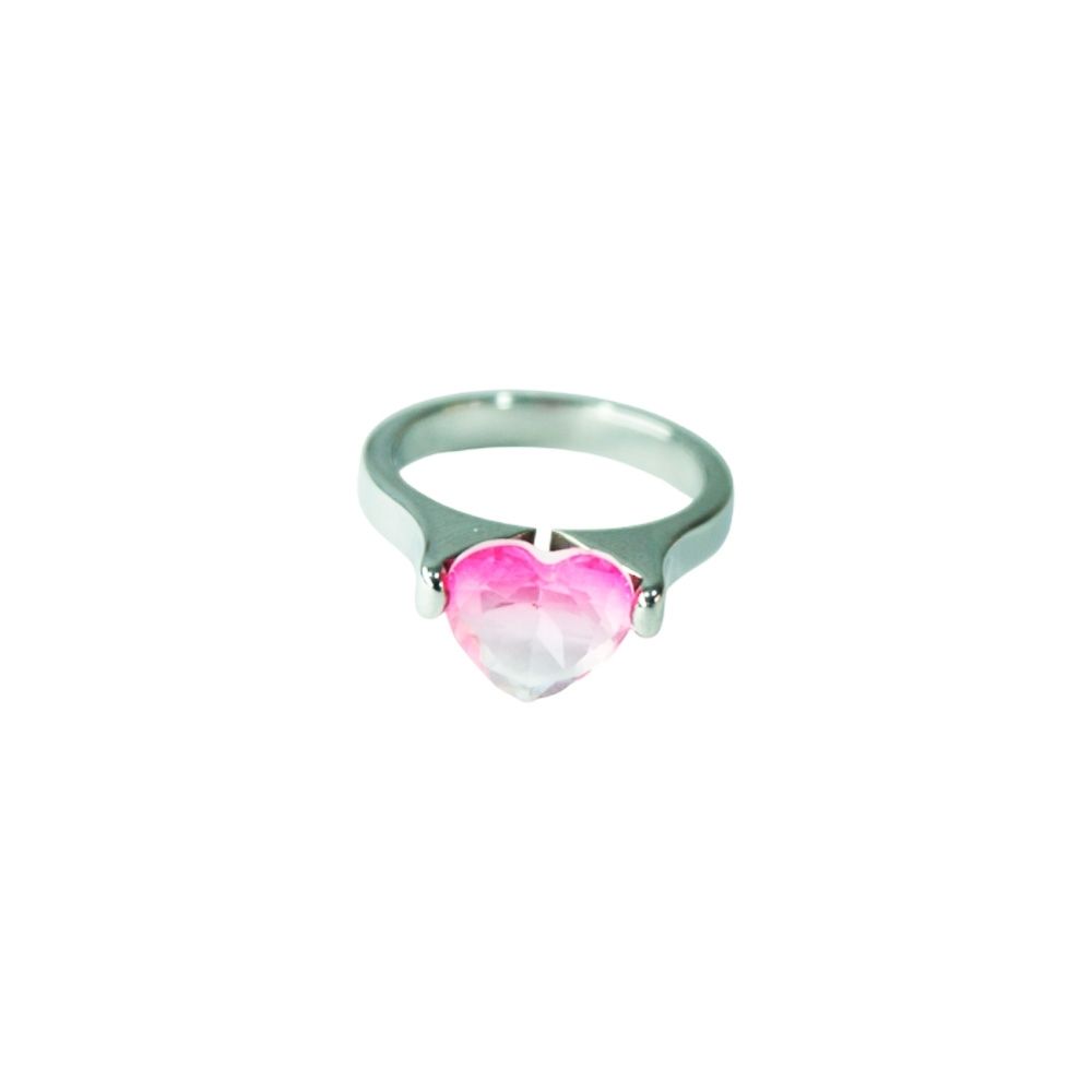 ANILLO ACERO QUIRURGICO CORAZON